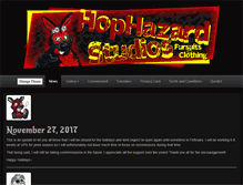 Tablet Screenshot of hophazardstudios.com